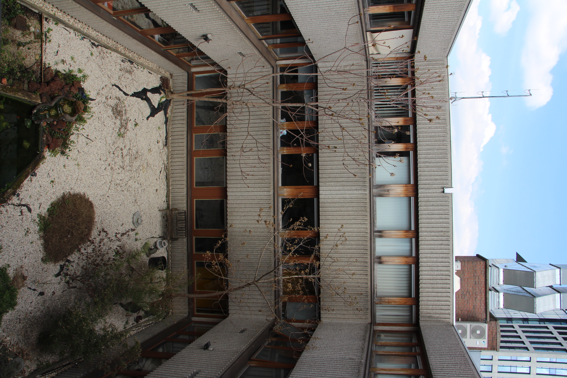 Renovation project building overview